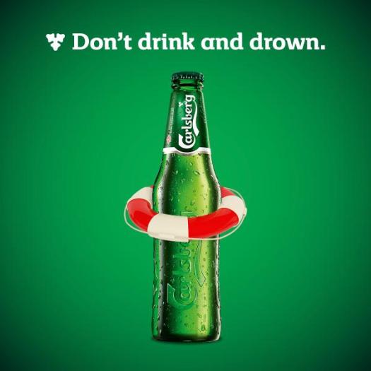 Carlsberg drink & drown