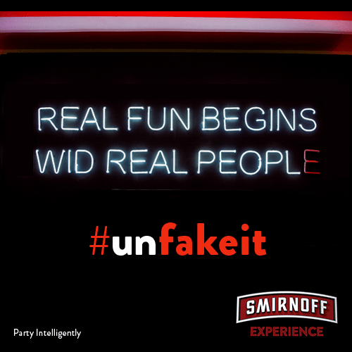 smirnoff unfake