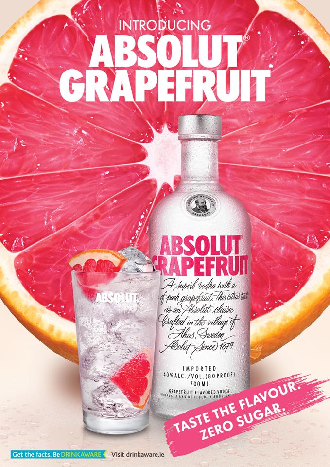 absolut grapefuit zero sugar
