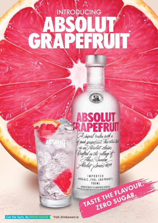 absolut grapefuit zero sugar