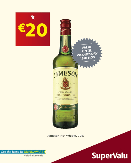 supervalu jameson 20 eus