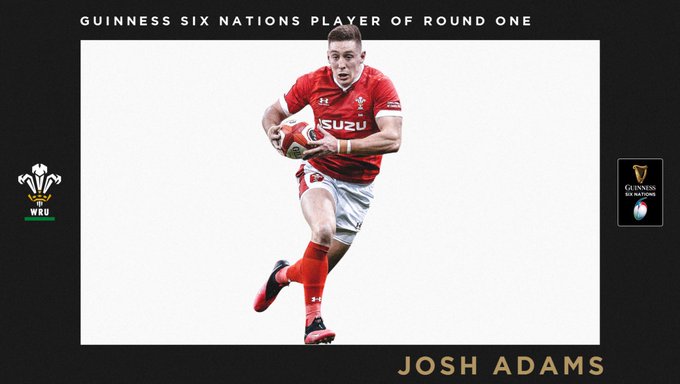 guinness 6 nations josh adams