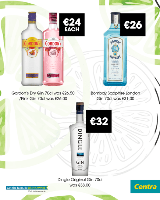 centra summer gin sale