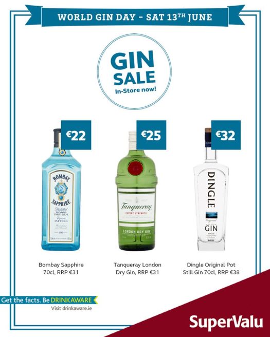 supervalu world gin day