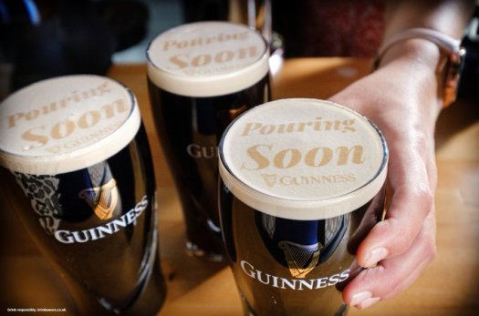 guinness pouring soon